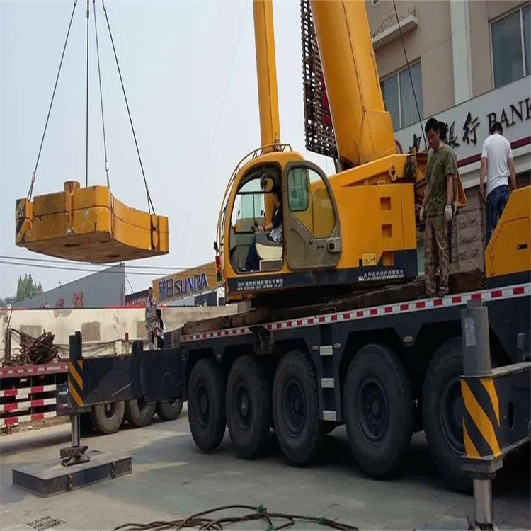 宁明当地吊车出租|机器吊装|75吨|工厂搬迁服务